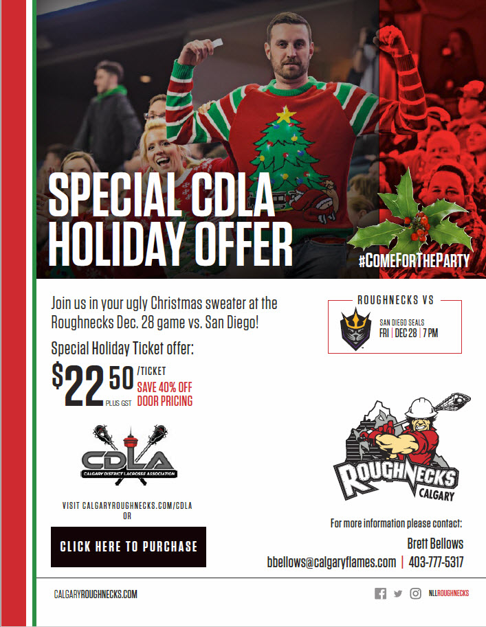 Roughnecks CDLA Christmas Offer